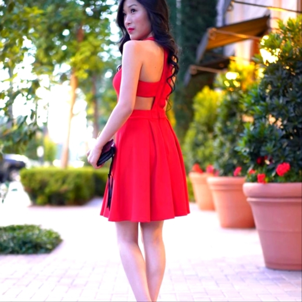 Red Cocktail Dress by B. Smart